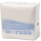 Morana Άσπρες Χαρτοπετσέτες 2X33