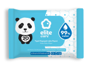 Elite Care Baby Wipes Water 20's